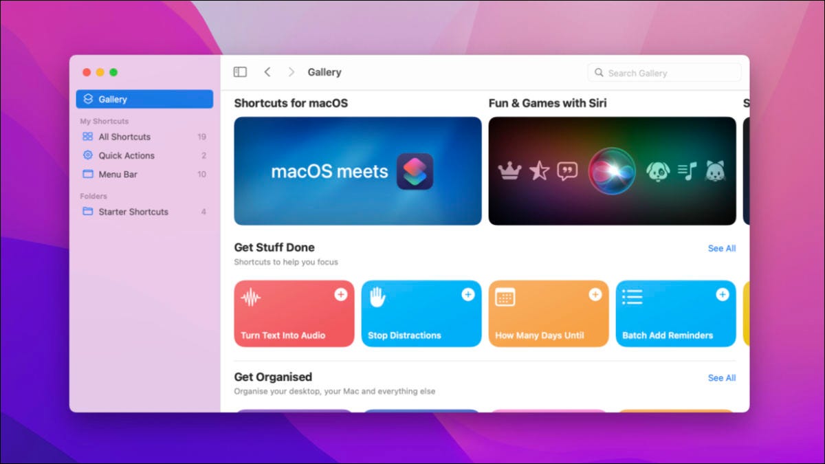 macOS 的快捷方式
