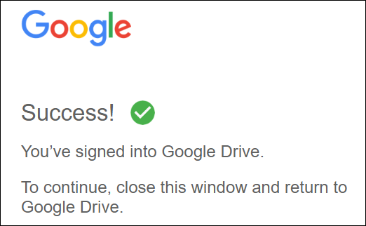 已奏效登录 Google 云表硬盘愚弄。